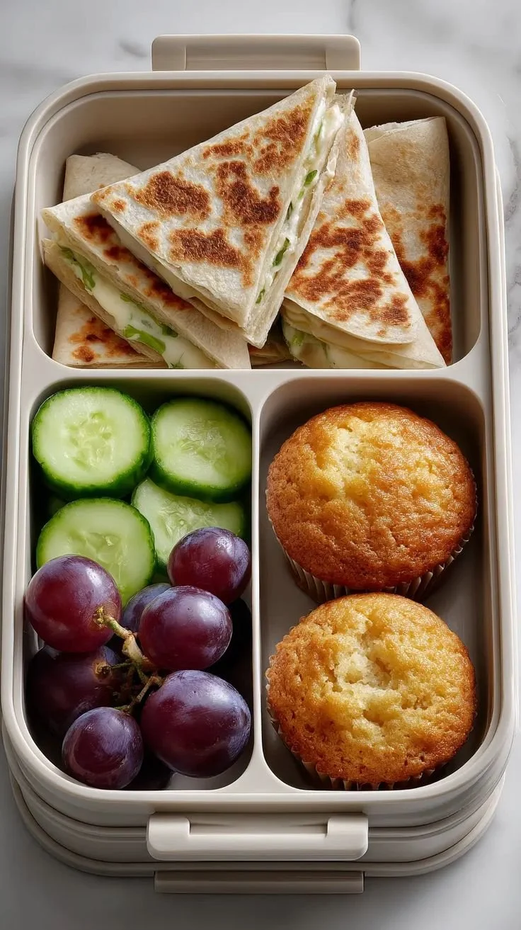 Colorful budget-friendly school lunches displayed on a table